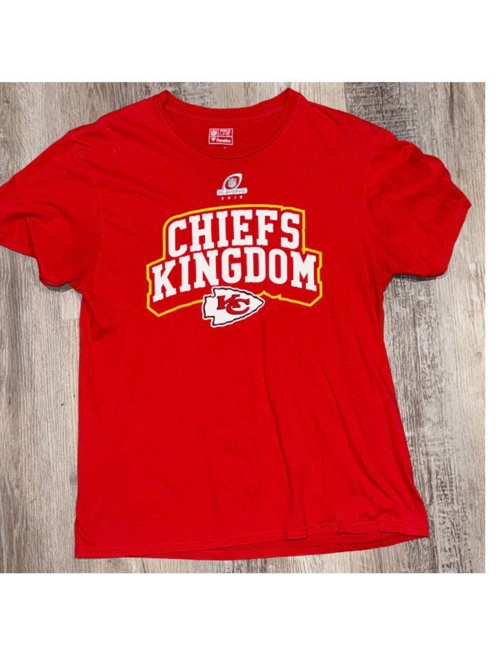 Men's Kansas City Chiefs Shirt Size Medium Brand Fanatics